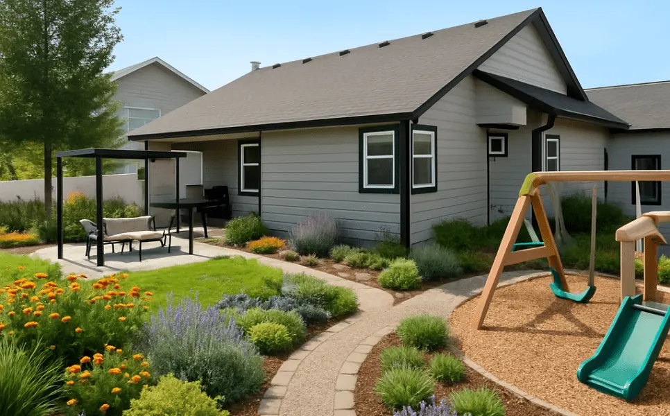 Garden after using Gardenly AI
